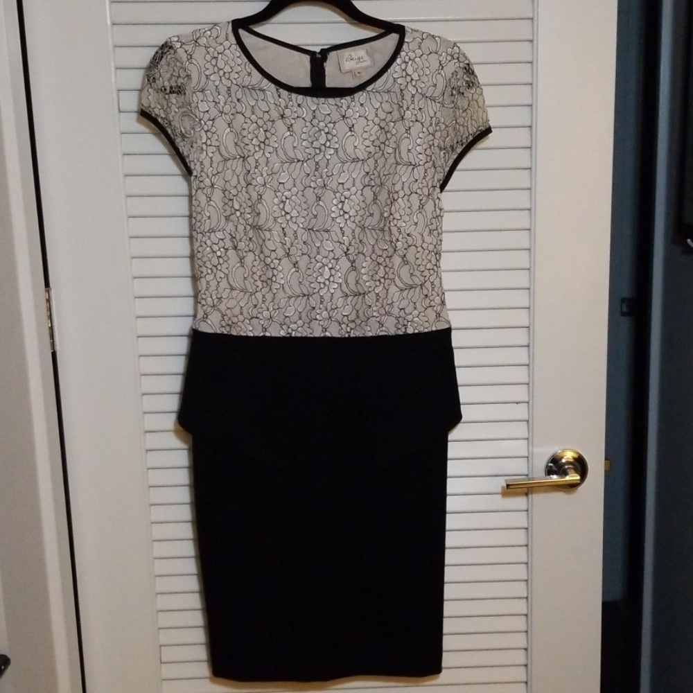 Lace Peplum Dress